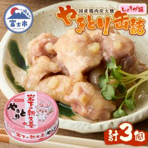 ふるさと納税 富士市 やきとり缶詰 岩下の新生姜...の商品画像