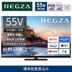 ふるさと納税 川崎市 TVS REGZA【標準設置費込み】4K有機ELテレビ REGZA (レグザ) 55V型