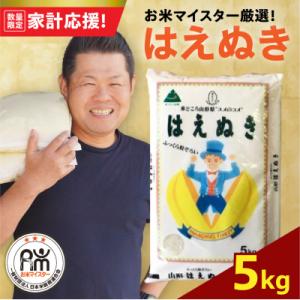 ふるさと納税 米沢市 令和7年産 はえぬき 5kg ( 5kg × 1袋 ) 精米