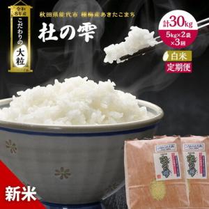 ふるさと納税 能代市 先行予約 新米 定期便3ヶ月 あきたこまち 10kg×3回 計30kg [No.5335-0482]