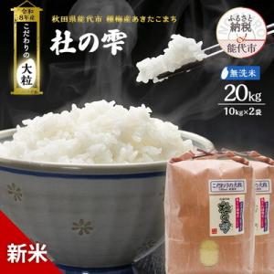 ふるさと納税 能代市 先行予約 新米 令和8年 あきたこまち 20kg 無洗米 [No.5335-1631]