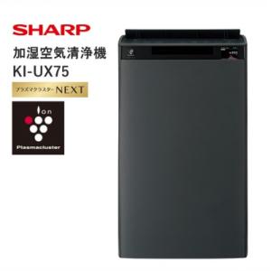 ふるさと納税 八尾市 SHARP 加湿空気清浄機 KI-UX75-H(グレー系)(V106)
