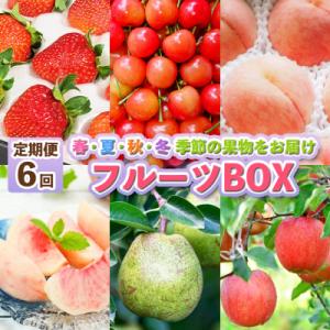 ふるさと納税 山形市 【定期便6回】フルーツBOX -定期便 6回- FY25-287