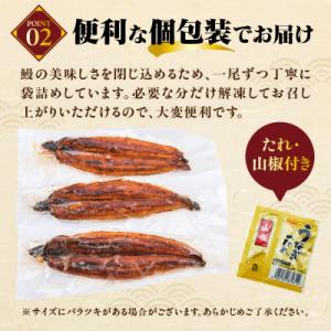 ふるさと納税 新宮町 うなぎの蒲焼3尾(計1,...の詳細画像3