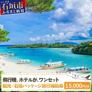 ふるさと納税 石垣市 石垣パッケージ旅行補助券(15,000円分) OTI-05