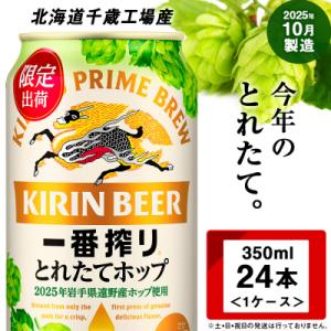 ふるさと納税 千歳市 一番搾り とれたてホップ 生ビール ＜ 北海道 千歳工場産＞ 350ml (2...