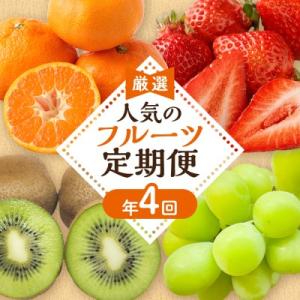 ふるさと納税 宗像市 【定期便/年4回】JAむなかた厳選!人気のフルーツ定期便【ほたるの里】_HB0...
