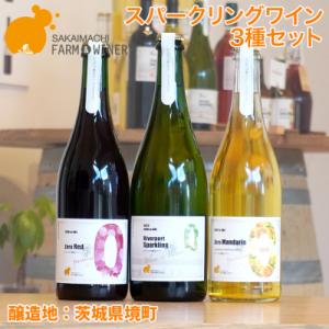 ふるさと納税 境町 【スパークリングワイン3種セット】 750ml×3本 さかいまち ワイナリー K...
