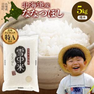 ふるさと納税 沼田町 令和7年産 特Aランク米 ななつぼし 精米 5kg【7月発送】nr-1439