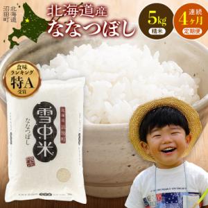 ふるさと納税 沼田町 【定期便4ヶ月】ななつぼし 精米 5kg(5kg×1袋) 2026年5月発送開始 nr-1462