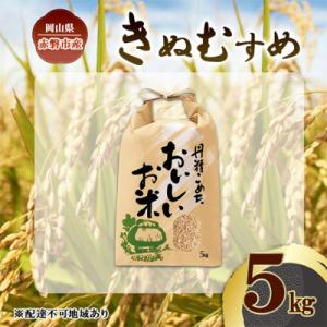 ふるさと納税 赤磐市 令和7年 きぬむすめ 玄米 5kg 晴れの国 岡山県産 米 [NO5765-1420]
