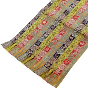 ふるさと納税 京都市 【龍村美術織物】経錦テーブルセンター3号(紅牙瑞錦)