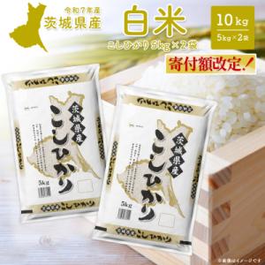 ふるさと納税 境町 こしひかり 10kg (5kg×2袋) 令和8年6月内発送 【令和7年産/白米】茨城県産 米 小分け