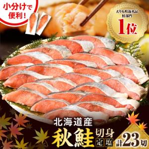 ふるさと納税 えりも町 えりも【マルデン特製】北海道産定塩鮭切身23切【er002-108】