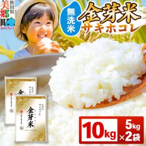 ふるさと納税 美郷町 令和7年産 金芽米 サキホコレ 10kg(5kg×2袋)|01_tyr-011...