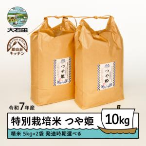 ふるさと納税 大石田町 【2026年4月下旬発送】 米 令和7年産 つや姫 10kg 特別栽培米 銀山荘 銀山温泉