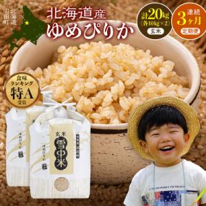 ふるさと納税 沼田町 【数量限定】【2026年6月発送開始定期便】令和7年度産 ゆめぴりか玄米 計60kg nr-1402