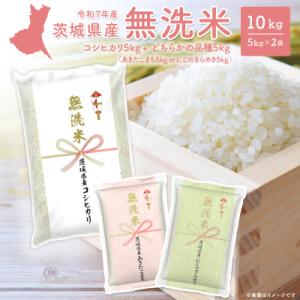 ふるさと納税 境町 【無洗米/令和7年産】〈令和8年5月内発送〉茨城県産 コシヒカリ+ランダム 10kg 米