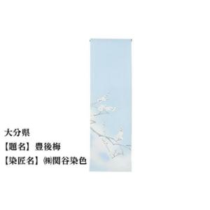 ふるさと納税 京都市 【47都道府県着物応援プロジェクト】 大分県 京手描友禅 付下げ着尺