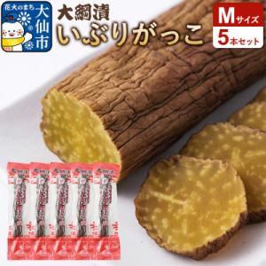 ふるさと納税 大仙市 大綱漬いぶりがっこ Mサイズ 5本セット|22_ots-050501