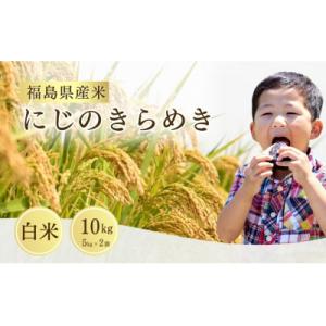 ふるさと納税 南相馬市 先行予約 令和8年産 にじのきらめき 白米 10kg 米 こめ 大粒 サムランド cu007-ab