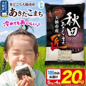 ふるさと納税 大仙市 米 あきたこまち【白米】20kg 令和7年産|22_snk-012001