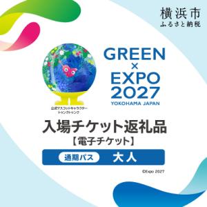 ふるさと納税 横浜市 【電子チケット】GREEN×EXPO 入場チケット 通期パス(大人) SPC0...