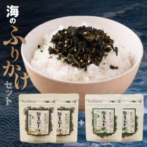 ふるさと納税 国東市 ごはんが進む!海のふりかけ 4袋(わかめ2・ひじき2) 半生 ソフトタイプ_2...