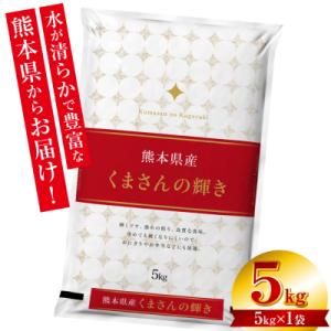 ふるさと納税 八代市 【令和7年産】  熊本県産 くまさんの輝き 5kg (5kg×1袋)_132-6727-A