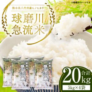ふるさと納税 八代市 《令和7年産》熊本県八代市産 球磨川急流米 ヒノヒカリ 20kg_131-4801-D