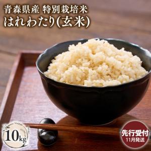 ふるさと納税 平川市 ≪令和8年産 先行予約≫11月中旬よりお届け! 特別栽培米 はれわたり玄米10kg