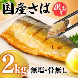 ふるさと納税 下関市 【7営業日以内発送】訳あり さばフィーレ 無塩 骨取り 2kg NV003