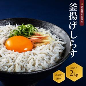 ふるさと納税 松前町 しらす 2kg 訳あり 釜揚げ | ワケアリ 愛媛県 松前町 【AIS002】
