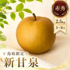 ふるさと納税 八頭町 新甘泉(赤秀) 2.5kg【鳥取限定の希少な品種!】