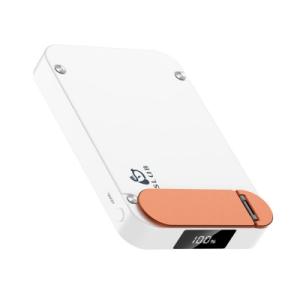 ふるさと納税 名古屋市 【ホワイト】モバイルバッテリー 12000mAh　3in1マグネットワイヤレ...