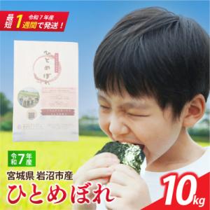 ふるさと納税 岩沼市 【令和7年産】 宮城県産 ひとめぼれ 10kg 精米