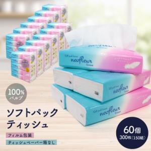 ふるさと納税 名古屋市 ソフトパックティッシュ　5個パック(コンパクト)×12セット(60個)