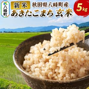 ふるさと納税 八峰町 新米 令和8年産 あきたこまち【玄米】5kg 秋田県 八峰町産|16_msf-020501