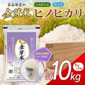 ふるさと納税 西都市 『金芽米』無洗米宮崎県産ヒノヒカリ10kg(5kg×2袋)令和8年産[3350...