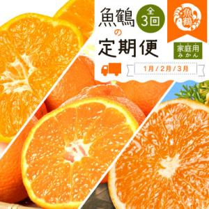 ふるさと納税 九度山町 【発送月固定定期便】紀州和歌山産旬のご家庭用柑橘セット(みかん・不知火・清見)全3回｜Yahoo!ふるさと納税