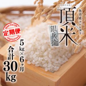 ふるさと納税 十日町市 【毎月定期便】頂米銀兵衛...の商品画像