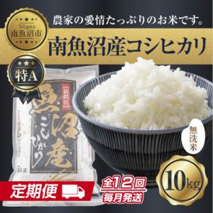 ふるさと納税 南魚沼市 【毎月定期便】無洗米 南...の商品画像