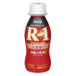 ふるさと納税 守谷市 【毎月定期便】R-1ドリンクタイプ　 砂糖不使用甘さひかえめ 112g　24本...