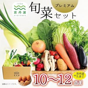 ふるさと納税 京丹波町 【毎月定期便】京丹波 旬菜セット プレミアム 10〜12品目 卵付き 野菜 ...