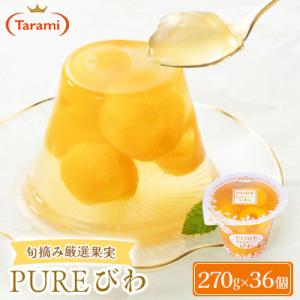ふるさと納税 諫早市 【毎月定期便】PURE びわ 270g 36個セット全9回