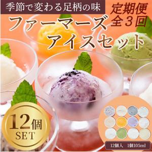 ふるさと納税 南足柄市 【毎月定期便】アイスクリームギフトセット12個入全3回