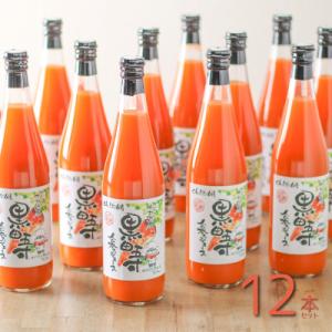 ふるさと納税 大村市 【毎月定期便】黒田五寸人参ジュース720ml 12本セット全12回