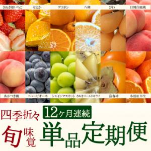 ふるさと納税 高松市 【発送月固定定期便】四季折々旬味覚!12ヶ月連続単品定期便♪全12回
