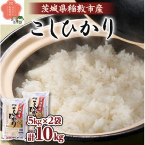 ふるさと納税 稲敷市 【毎月定期便】茨城県稲敷市産こしひかり10kg(5kg×2) 全3回