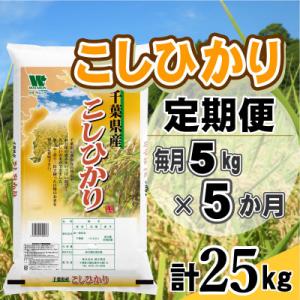 ふるさと納税 大網白里市 【毎月定期便】コシヒカリ 精米 5kg (5kg×1袋)全5回
